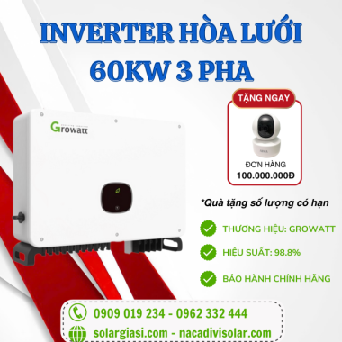 Inverter Growatt 60kW MAC 60KTL3-X LV Inverter Growatt 60kW MAC 60KTL3-X LV
