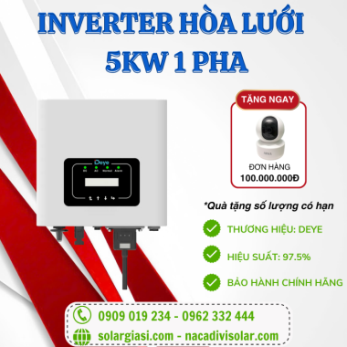 Inverter hòa lưới Deye 5KW - SUN-5K-G04 Inverter hòa lưới Deye 5KW - SUN-5K-G04