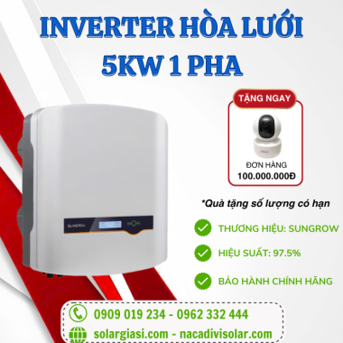 Inverter Sungrow 5kW 1 Pha SG5KTL-D Inverter Sungrow 5kW 1 Pha SG5KTL-D