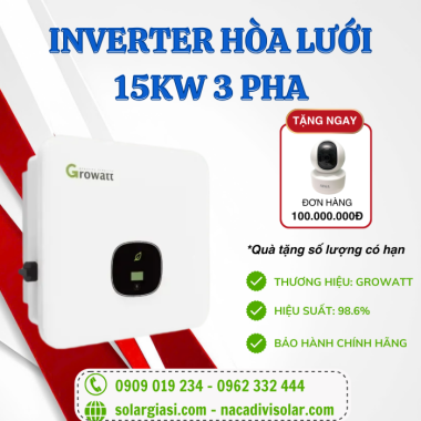 Inverter Growatt 15kW (15000TL3-S) Inverter Growatt 15kW (15000TL3-S)