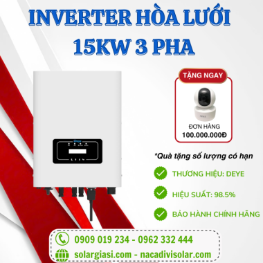 Inverter Hòa Lưới 15kW 3 Pha - SUN-15K-G05 Inverter Hòa Lưới 15kW 3 Pha - SUN-15K-G05