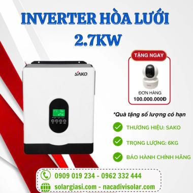 Biến tần Sako 2.7kw, 30-430VDC, E-Sun