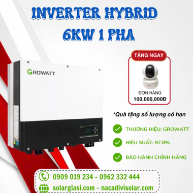 Inverter Hybrid Growatt 6kW | SPH6000TL BL-UP Inverter Hybrid Growatt 6kW | SPH6000TL BL-UP