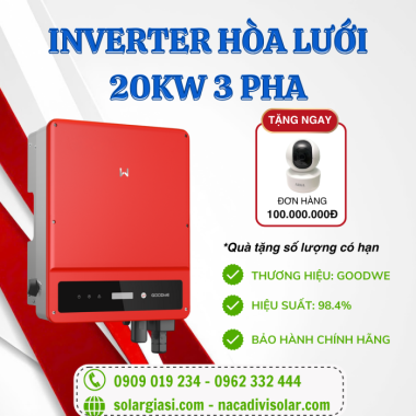 Inverter Goodwe 20kW 3 Pha