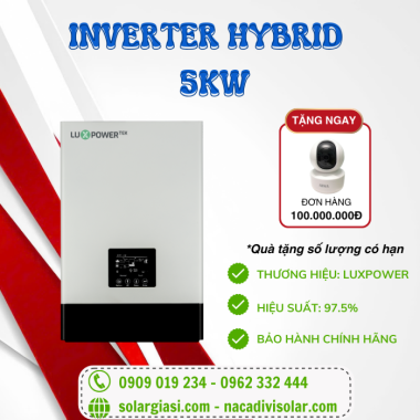 Inverter Hybrid Luxpower 5kW SNA5000WPV Bản Mới Inverter Hybrid Luxpower 5kW SNA5000WPV Bản Mới