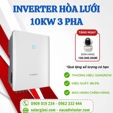 Inverter Hòa Lưới 10kW 3 Pha SG10RT Inverter Hòa Lưới 10kW 3 Pha SG10RT