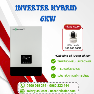 Inverter Hybrid Luxpower ECO 6kW SNA6000WPV Bản Mới Nhất Inverter Hybrid Luxpower ECO 6kW SNA6000WPV Bản Mới Nhất