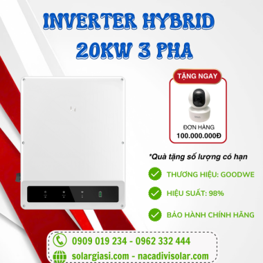 Inverter Hybrid Goodwe 20kW GW20K-ET 3 Pha