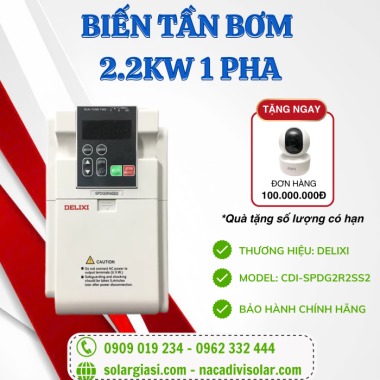 Biến Tần Bơm 2.2kw 1Pha CDI-SPDG2R2SS2 Biến Tần Bơm 2.2kw 1Pha CDI-SPDG2R2SS2
