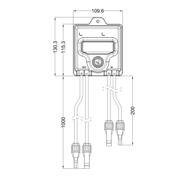 Bộ tối ưu hóa Honeybee 650-PLC 1500V 12-75V 650W IP68