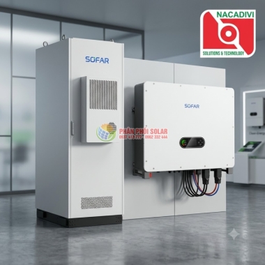 Hệ ắc quy lưu trữ điện mặt trời LiFePO4 model CBS8000- 96kWH