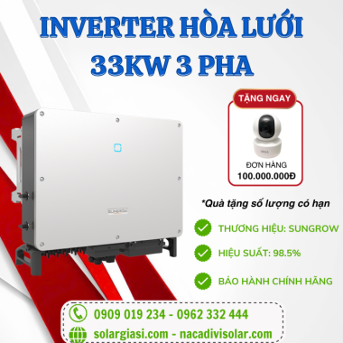 Inverter hòa lưới 33kw 3 pha SG33CX Inverter hòa lưới 33kw 3 pha SG33CX