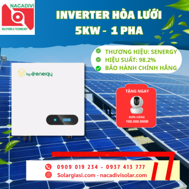 Inverter hòa lưới 5kW 1 PHA SENERGY - SE 5KTL-S1/G2R