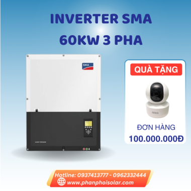 Inverter Hòa Lưới 60kw Sma