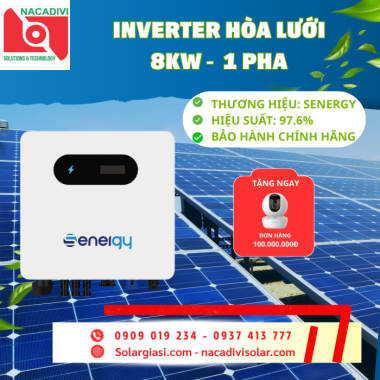Inverter hòa lưới bám tải 6kw 1 pha Senegry - SE 6KTL-S1/G3 (1 MPPT)