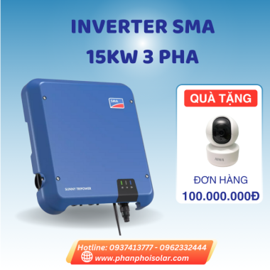 Inverter Hòa Lưới SMA STP 15000TL Tri Power 15kW 3 Pha 380V