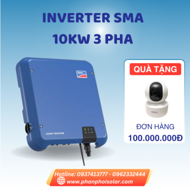 Inverter Hòa Lưới SMA Sunny Tripower 10kW 3 pha 380V