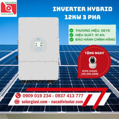 Inverter hybrid Deye 3 pha 12KW SUN-12K-SG04LP3-EU Inverter hybrid Deye 3 pha 12KW SUN-12K-SG04LP3-EU