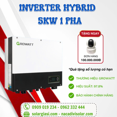 Inverter Hybrid Growatt 5kW | SPH 5000TL BL-UP Inverter Hybrid Growatt 5kW | SPH 5000TL BL-UP