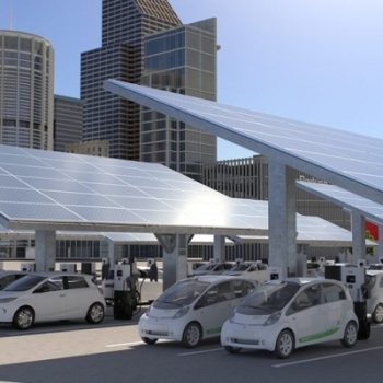 Lắp Đặt Năng Lượng Mặt Trời Cho Trạm Sạc Xe Điện Tại Phú Yên