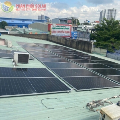 Nacadivi thi công lắp đặt điện năng lượng 30kwp tại Bình Dương