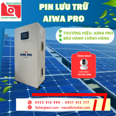 Pin Lithium Aiwa Pro - 16MTP214 51.2V-314Ah (17kWh) – Pin Lưu Trữ Aiwa Pro