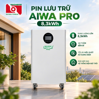  PIN LƯU TRỮ  LITHIUM 8.3KW- 51,2V
