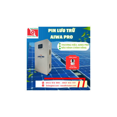 PIN LƯU TRỮ  LITHIUM 8.3KW- 51,2V - Chu kỳ sạc/xả: 6000 lần - BH: 5 năm