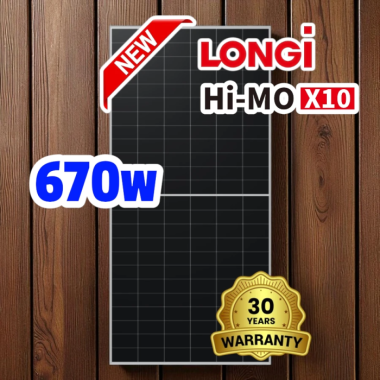 Tấm pin năng lượng mặt trời 670W | LONGi Hi-MO X10 670W