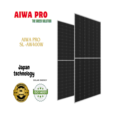 Tấm Pin Năng Lượng Mặt Trời AIWA Pro 400W Tấm Pin Năng Lượng Mặt Trời AIWA Pro 400W